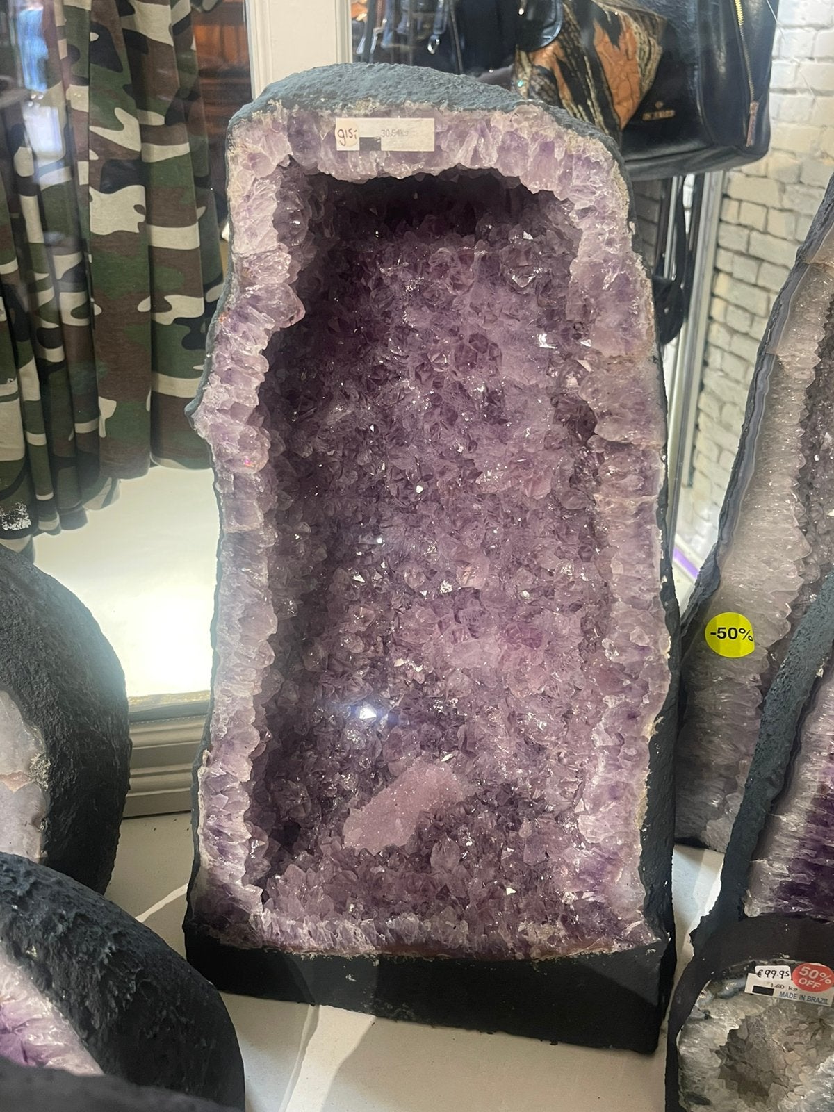 Amethist geode 30kg, Verzamelen, Ophalen of Verzenden