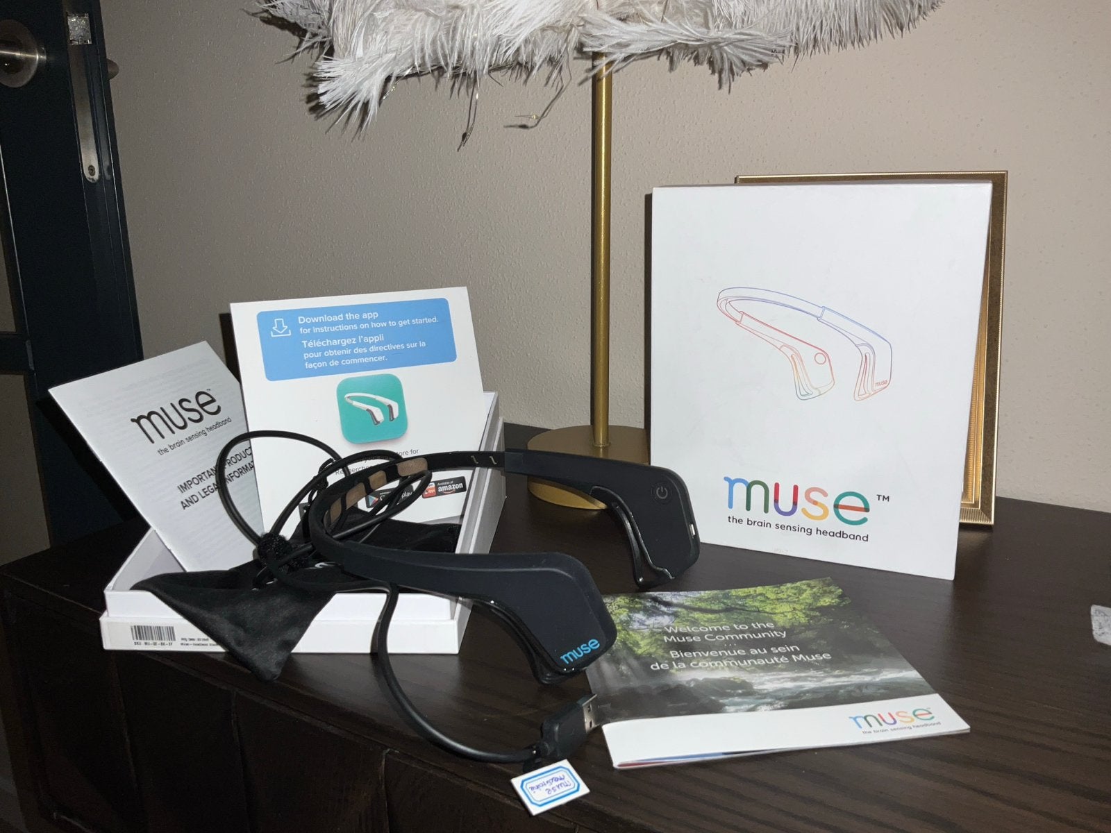 Muse Brainsensing headband voor Meditatie en Ontspanning, Ophalen of Verzenden, Zo goed als nieuw, Overige typen