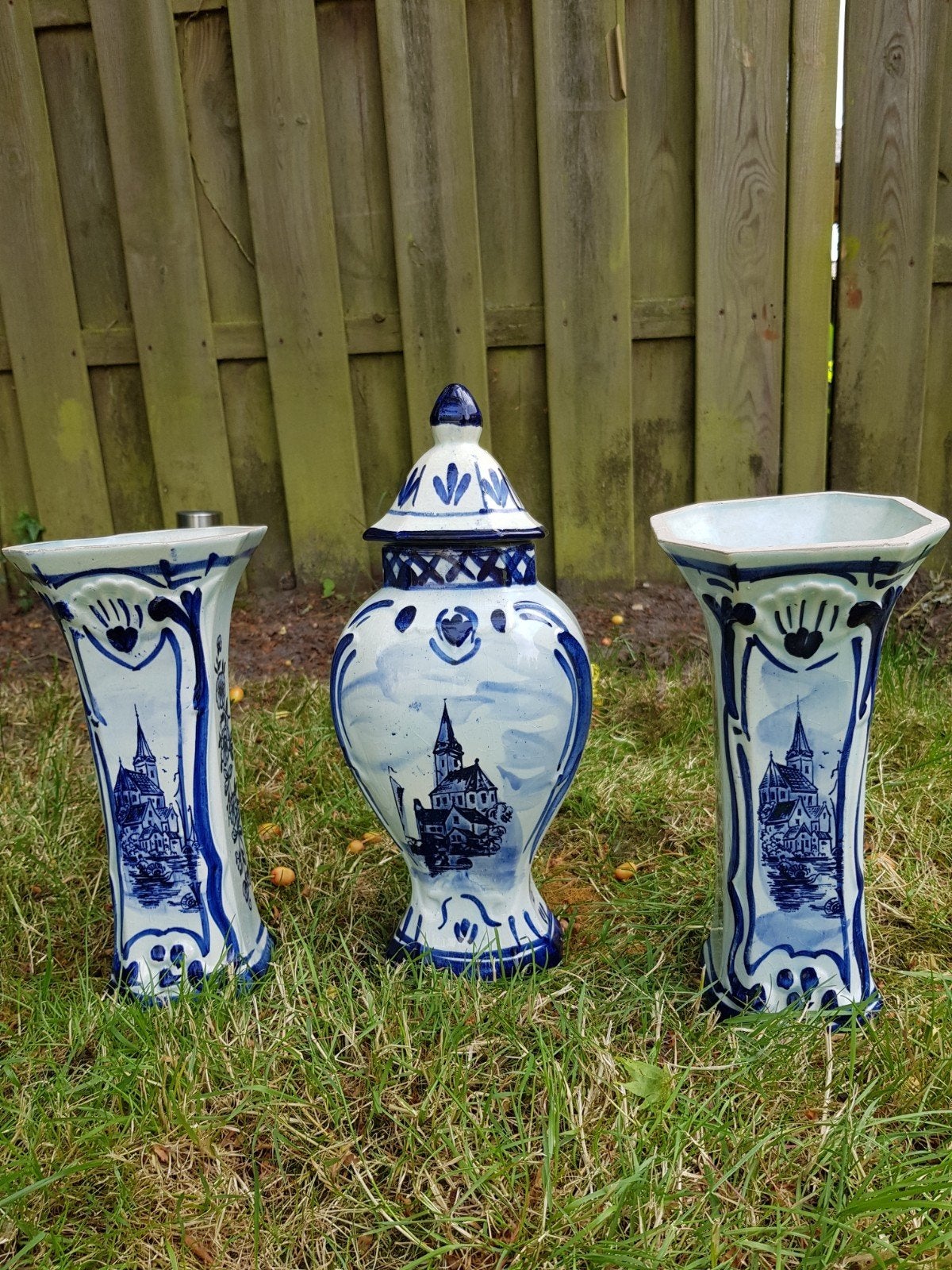 Oud Hollands Delftsblauw Kaststel 3-delig, Ophalen of Verzenden