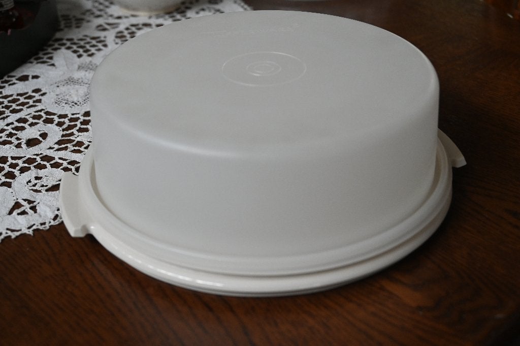 Tupperware taartdoos / gebaksstolp, Huis en Inrichting, Keuken | Tupperware, Gebruikt, Overige typen, Ophalen of Verzenden