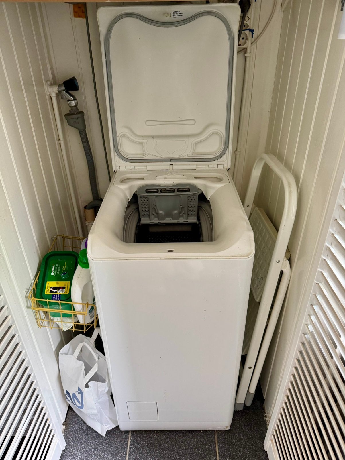 Prima wasmachine: AEG Lavamat protex plus bovenlader, Witgoed en Apparatuur, Wasmachines, Ophalen, Zo goed als nieuw, 85 tot 90 cm