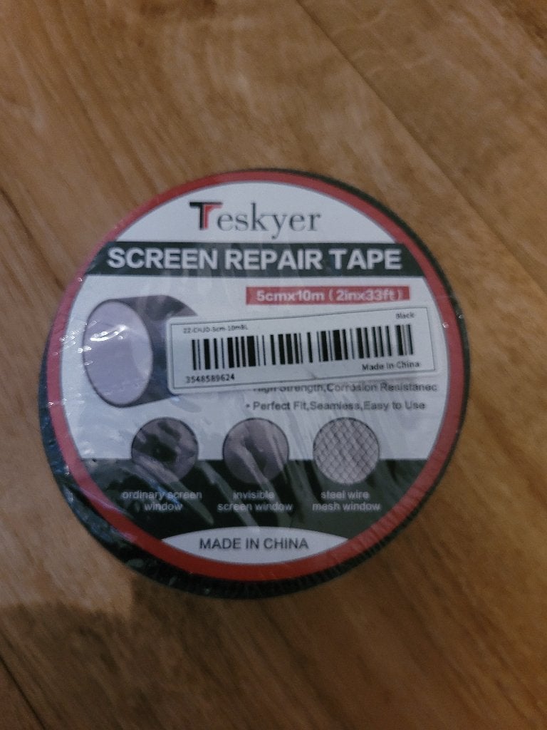 Teskyer reparatietape voor horren 5 cm x 10 meter, Minder dan 80 cm, Hordeur, Minder dan 200 cm, Nieuw