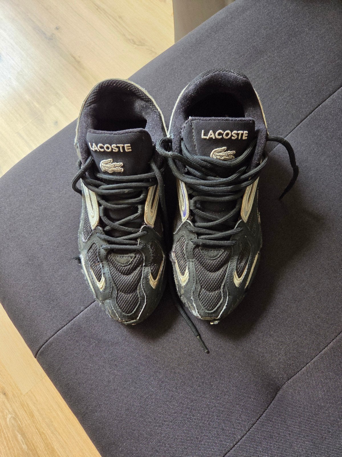 Lacoste heren schoenen maat 43 wel gedragen, Ophalen of Verzenden, Sneakers of Gympen, Gedragen, Lacoste