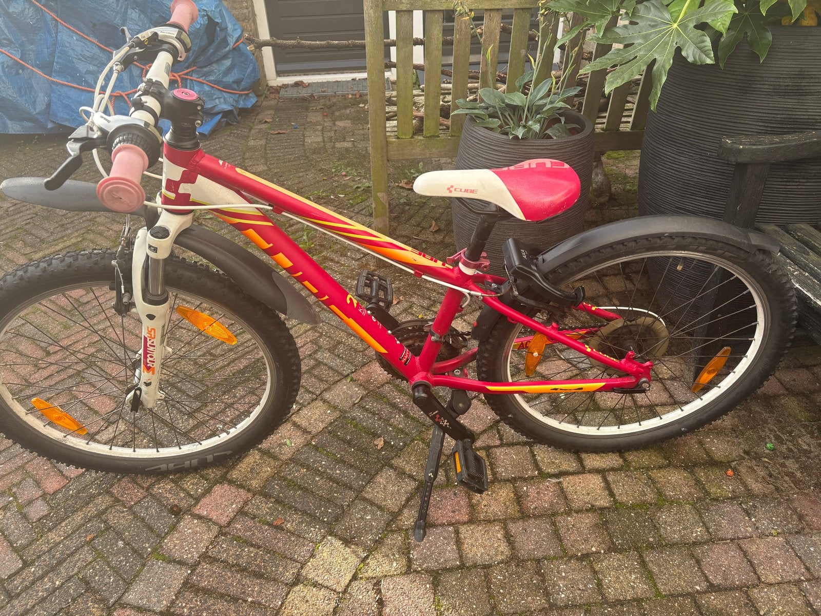 Cube kinderfiets 24 inch, Fietsen en Brommers, Ophalen, Gebruikt, Schijfrem, 20 inch of meer