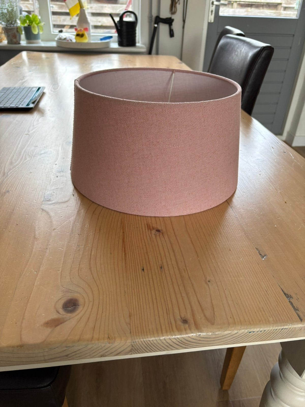 Mooie lampen kap, Ophalen, Zo goed als nieuw, Roze, Rond