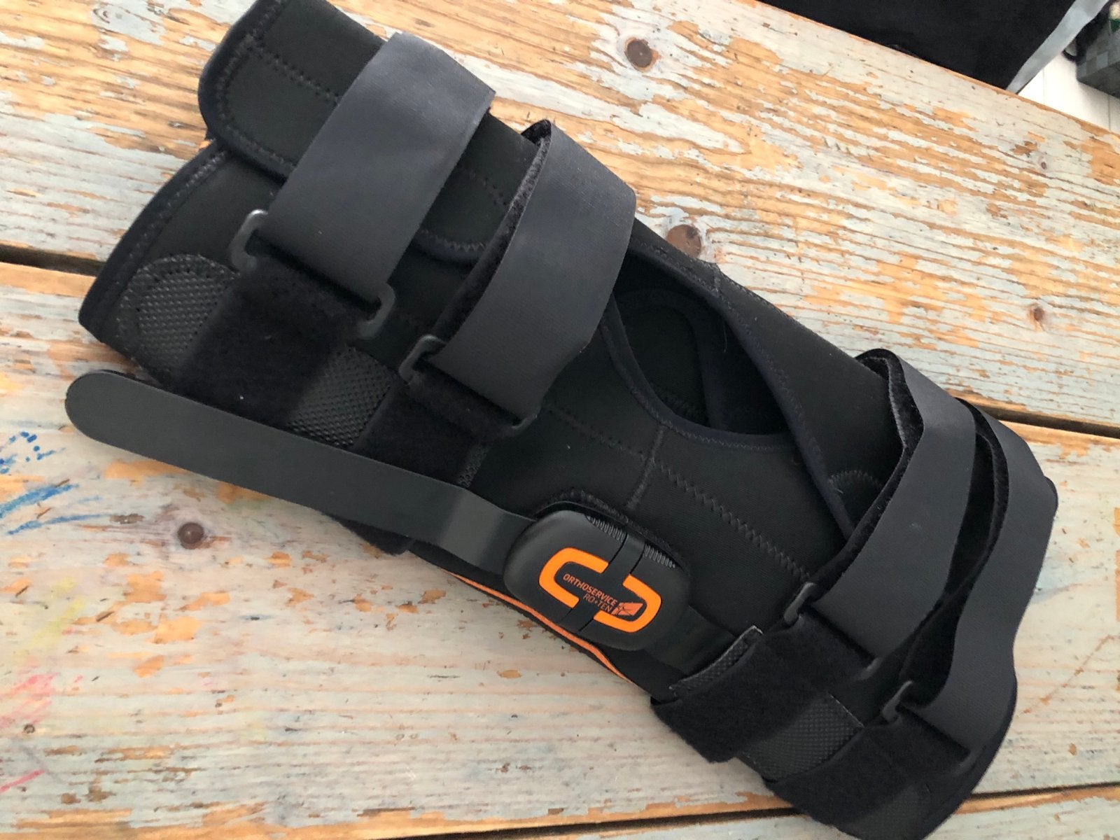 Ortho service ro+ten kniebrace, Diversen, Braces, Ophalen of Verzenden, Zo goed als nieuw