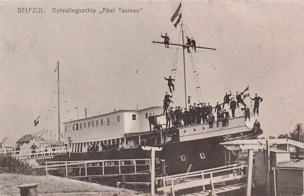 703-135-043 Delfzijl Opleidingsschip Abel Tasman, Verzenden, Voor 1920, Groningen