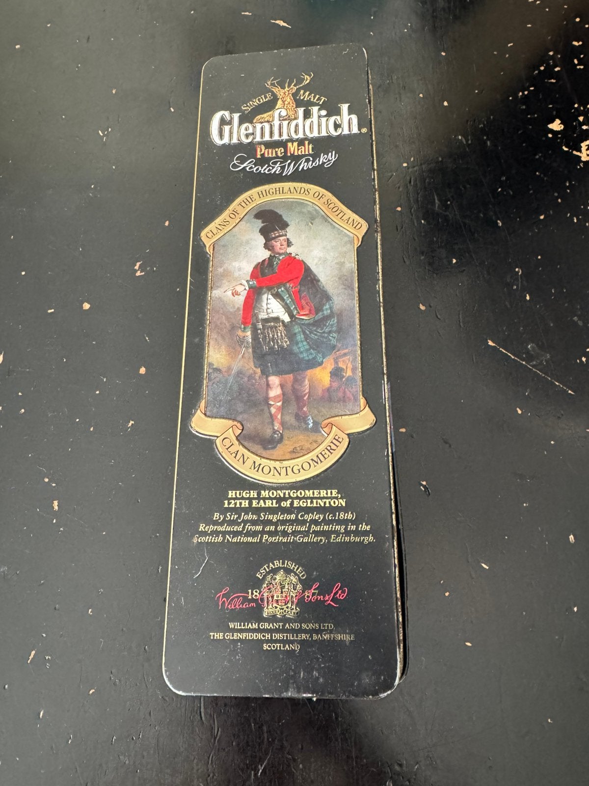 Reclame Blik Glenfiddich, Ophalen, Gebruikt