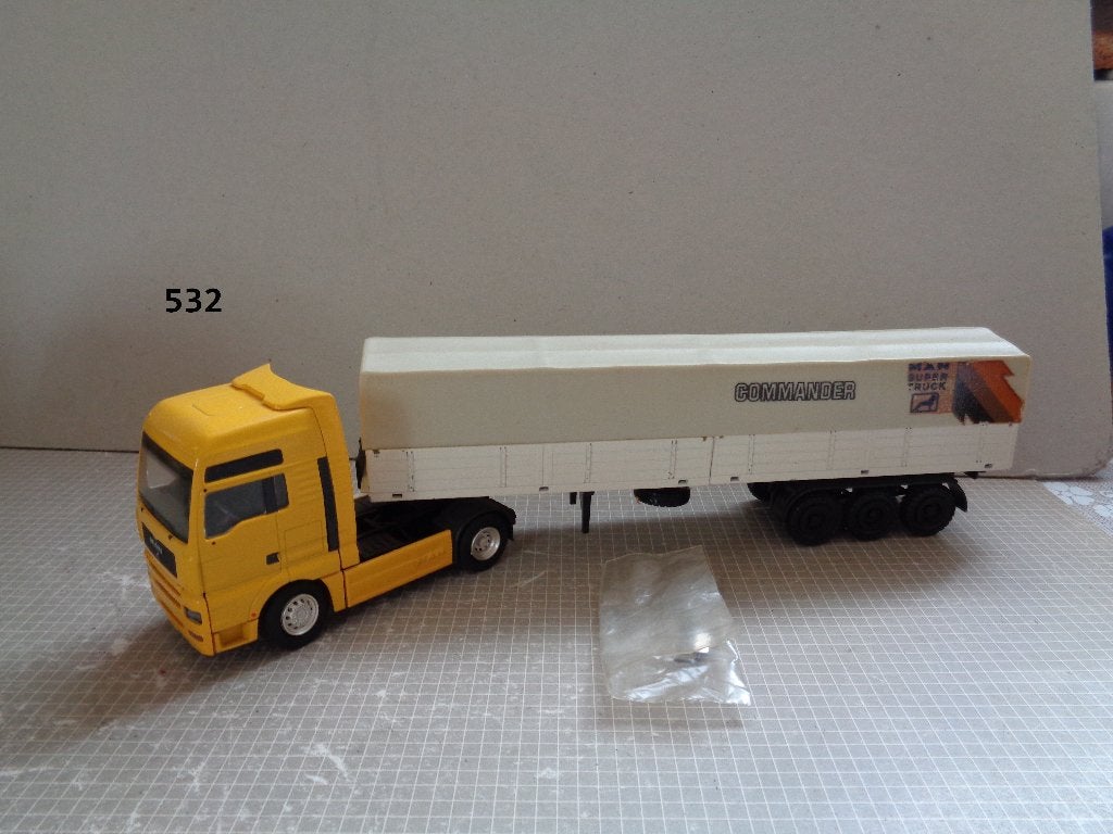 conrad man met huif trailer, Ophalen of Verzenden, Zo goed als nieuw, Bus of Vrachtwagen, Conrad