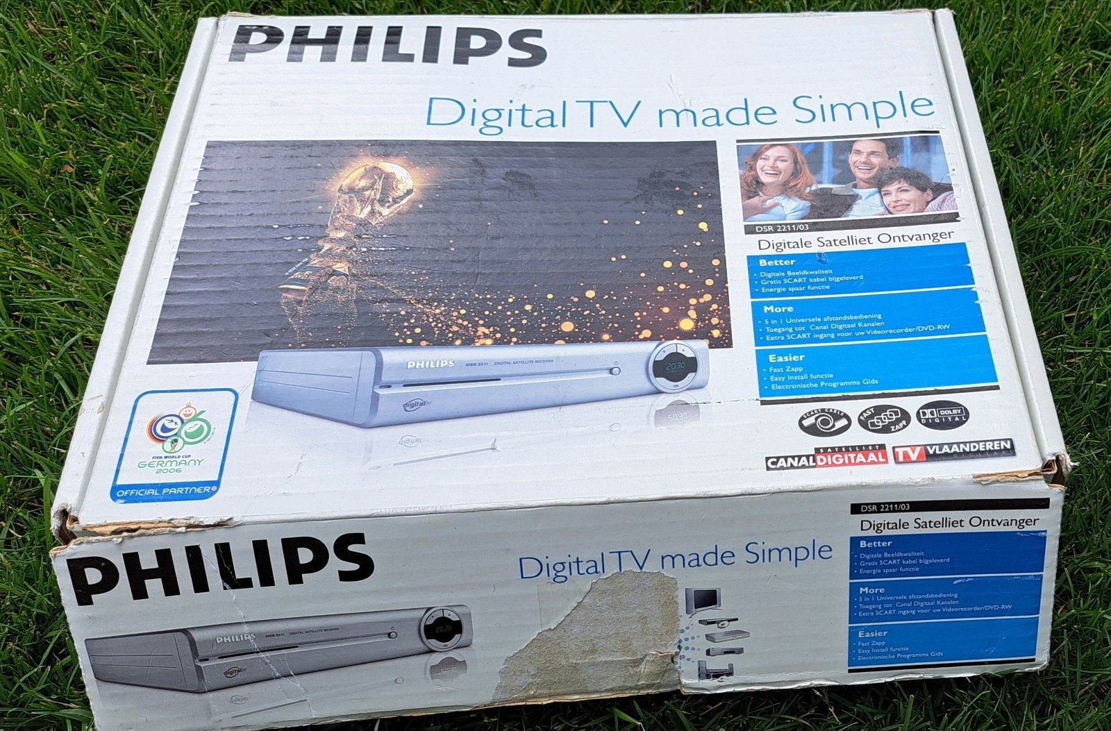 Philips DSR 2211/03 Digitale Satelliet Ontvanger, Audio, Tv en Foto, Decoders en Harddiskrecorders, Philips Consumer Lifestyle B.V., High Tech Campus 5, 5656 AE Eindhoven, Nederland
