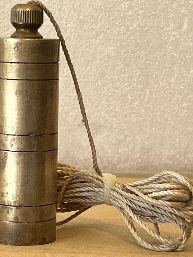 Antieke Franse koperen SCHIETLOOD, Ophalen