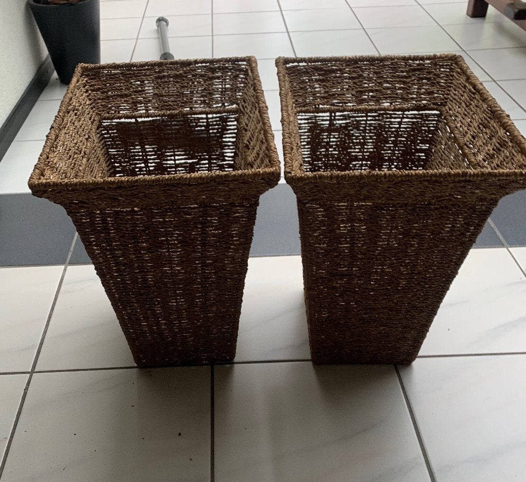 sisal manden, Ophalen, Overige materialen, Mand, Vierkant