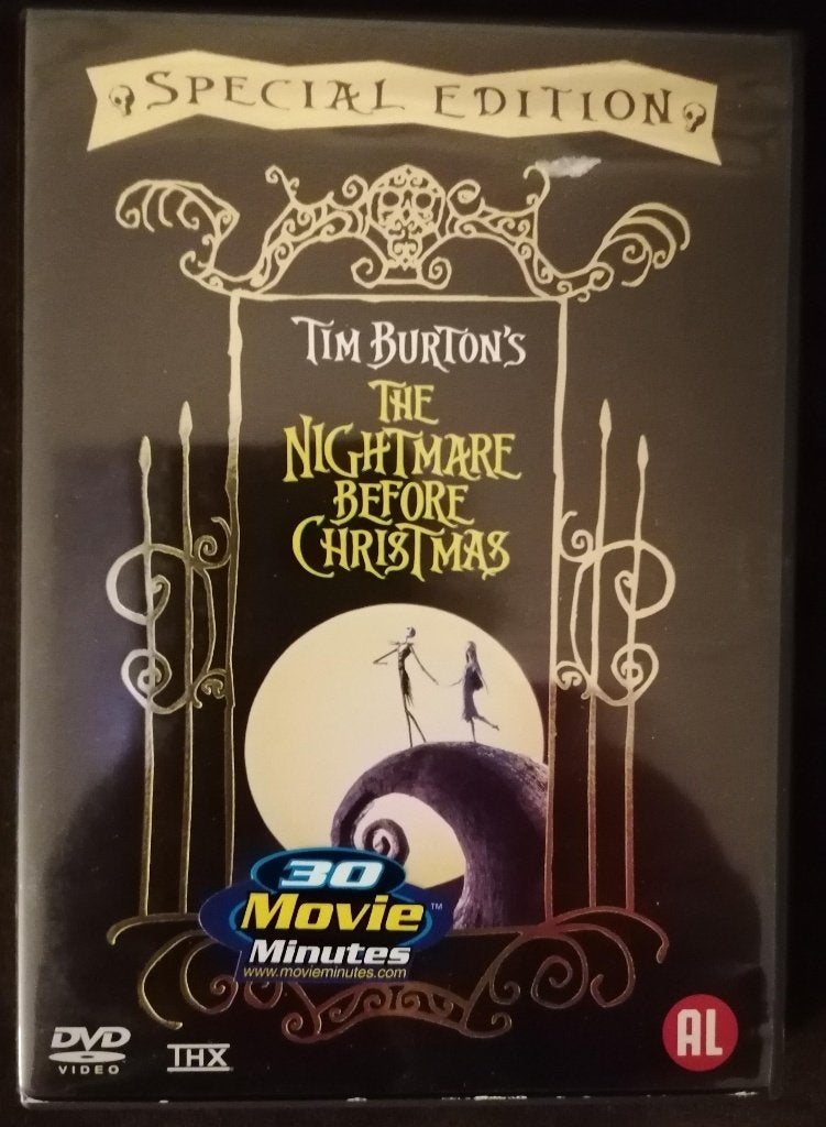 DVD The Nightmare before Christmas (Special Edition), Alle leeftijden, Ophalen of Verzenden, Zo goed als nieuw
