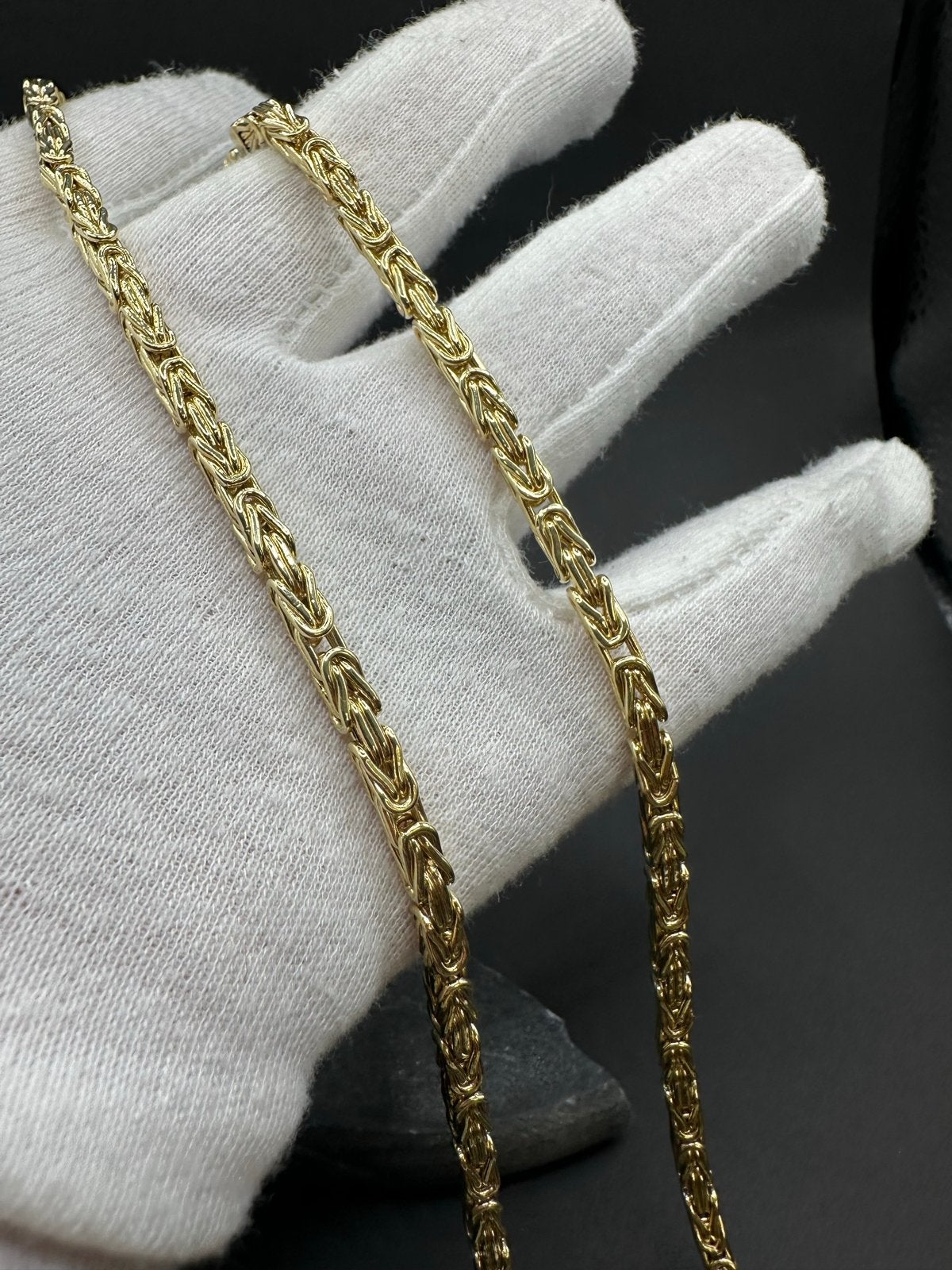 14k Gouden Italiaanse Koningsketting, Sieraden, Tassen en Uiterlijk, Kettingen, Ophalen of Verzenden, Nieuw, Goud