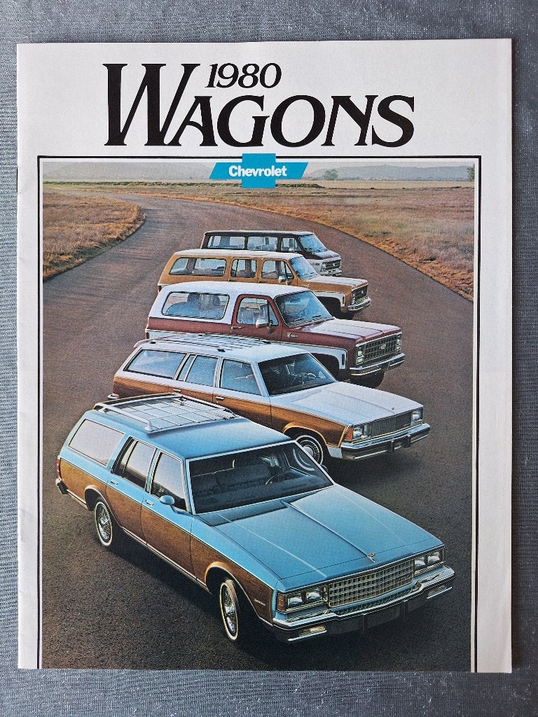 Brochure CHEVROLET WAGONS - 1980 USA, Verzenden, Zo goed als nieuw, Chevrolet