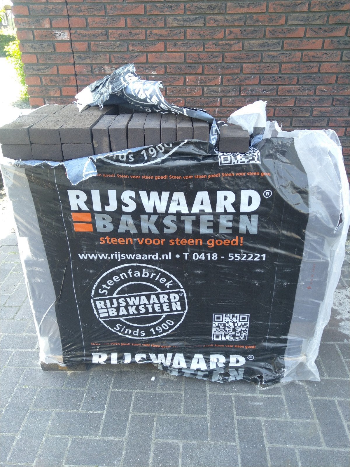 Metselstenen handvorm waalformaat zwart bruin, Ophalen of Verzenden, Nieuw, Bakstenen