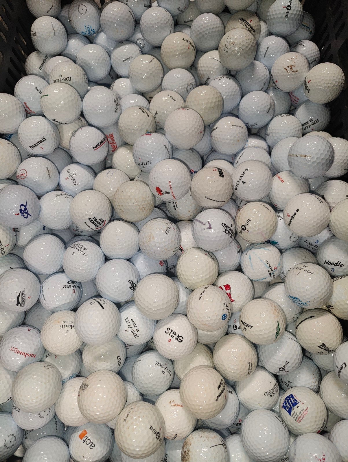 Gebruikte golfballen mix 150 stuks, Ophalen of Verzenden, Bal(len)