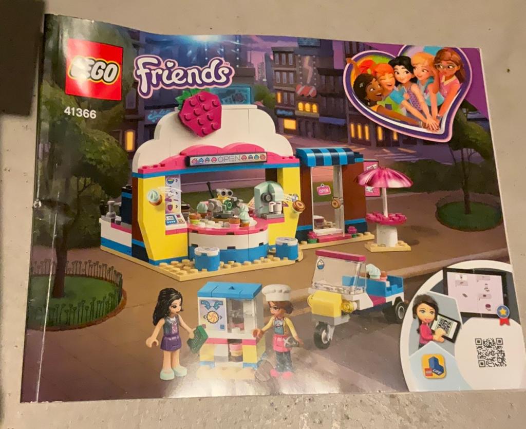 LEGO Friends 41366 Olivia's Cupcake Café, Ophalen of Verzenden, Zo goed als nieuw