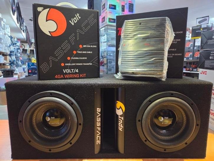 Bassface 2000watt dubbele subwoofer pack, Niet ingevuld, Niet ingevuld, Nieuw, Ophalen of Verzenden