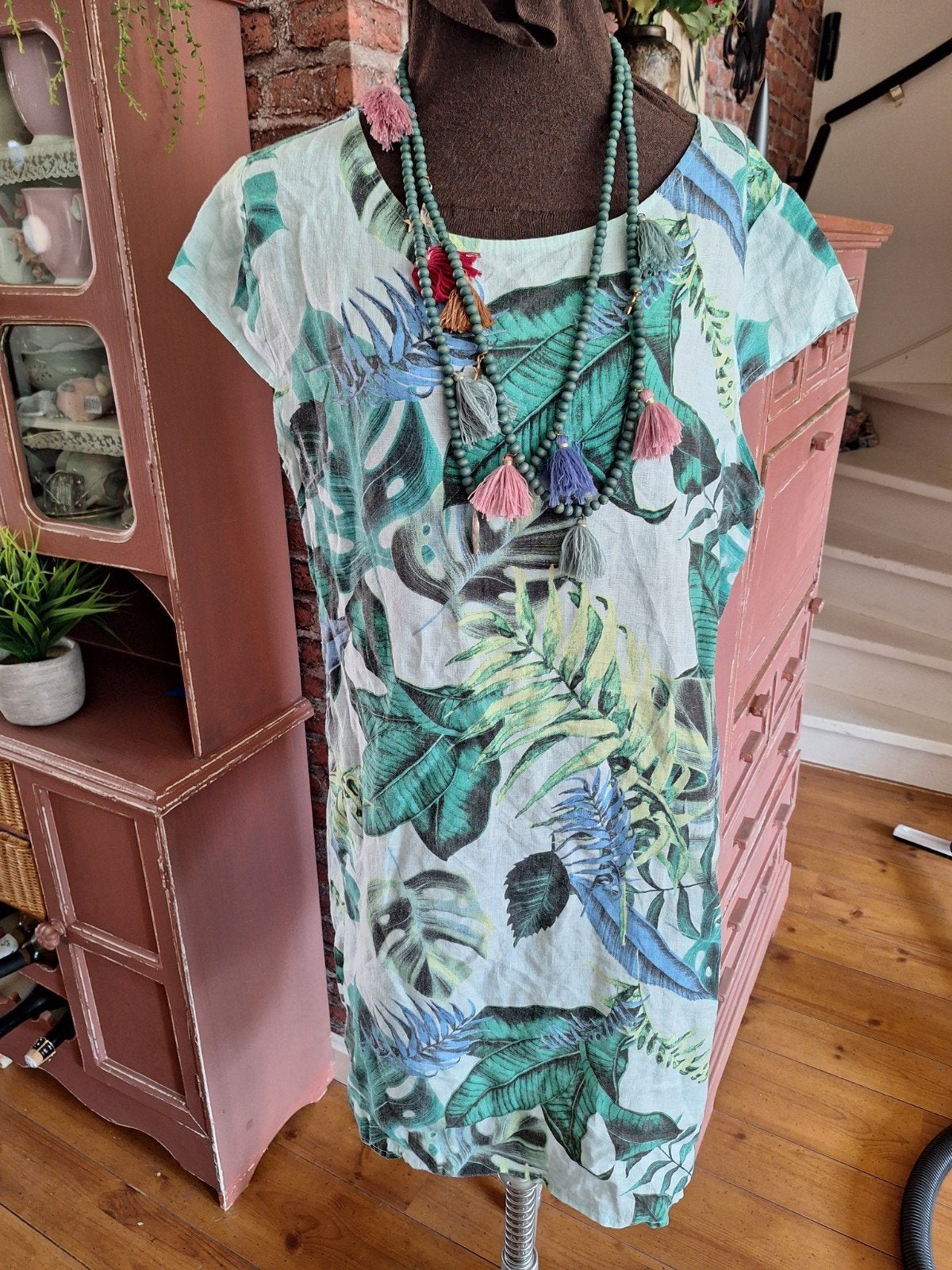 Jurk groen xl, Maat 46/48 (XL) of groter, Ophalen of Verzenden, Zo goed als nieuw, Boven de knie