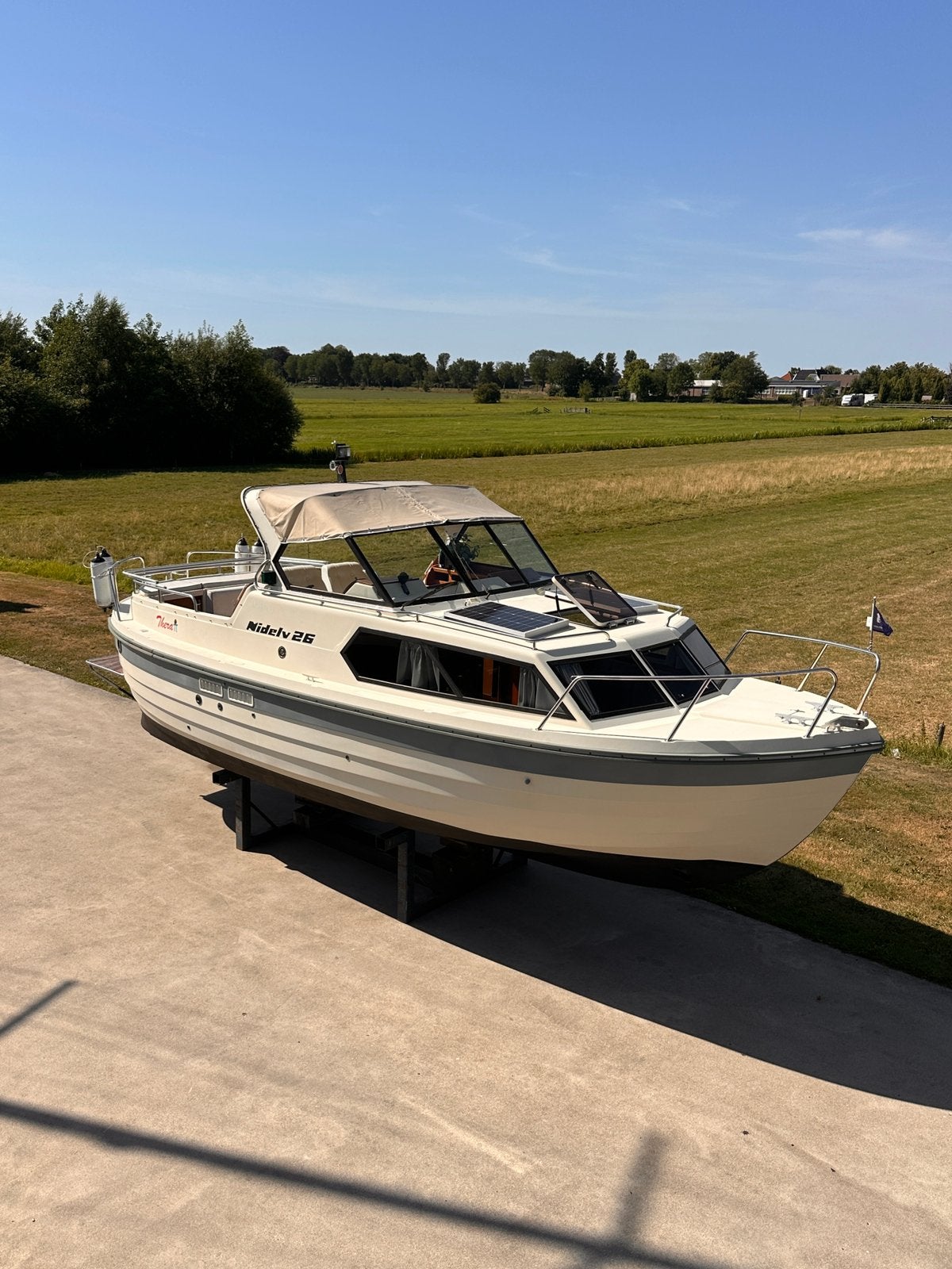 Prachtige Nidelv 26AK, Watersport en Boten, Motorboten en Motorjachten, Diesel, 94 pk, Zo goed als nieuw, 2 m