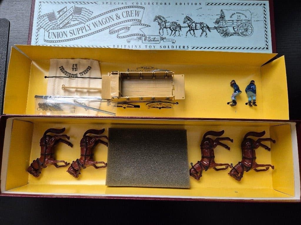 Soldaatjes William Britains set 8873 Civil War, Verzamelen, Ophalen of Verzenden, Zo goed als nieuw