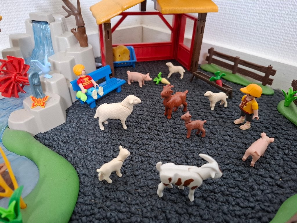 Playmobil Boerderij met Dieren en Figuren, Gebruikt, Complete set, Overige typen, Ophalen of Verzenden