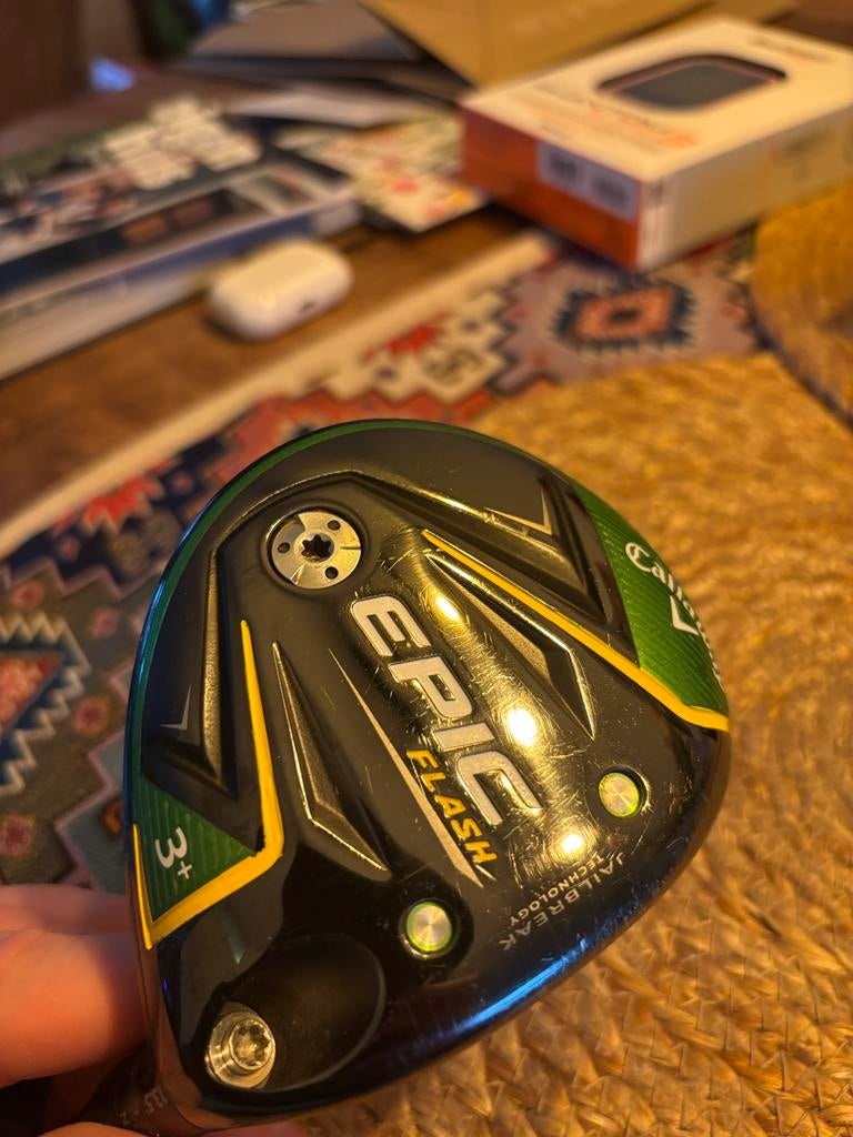 Callaway Epic Flash 3+ wood - Stiff Hzardus shaft, Sport en Fitness, Golf, Ophalen of Verzenden, Gebruikt, Club, Callaway
