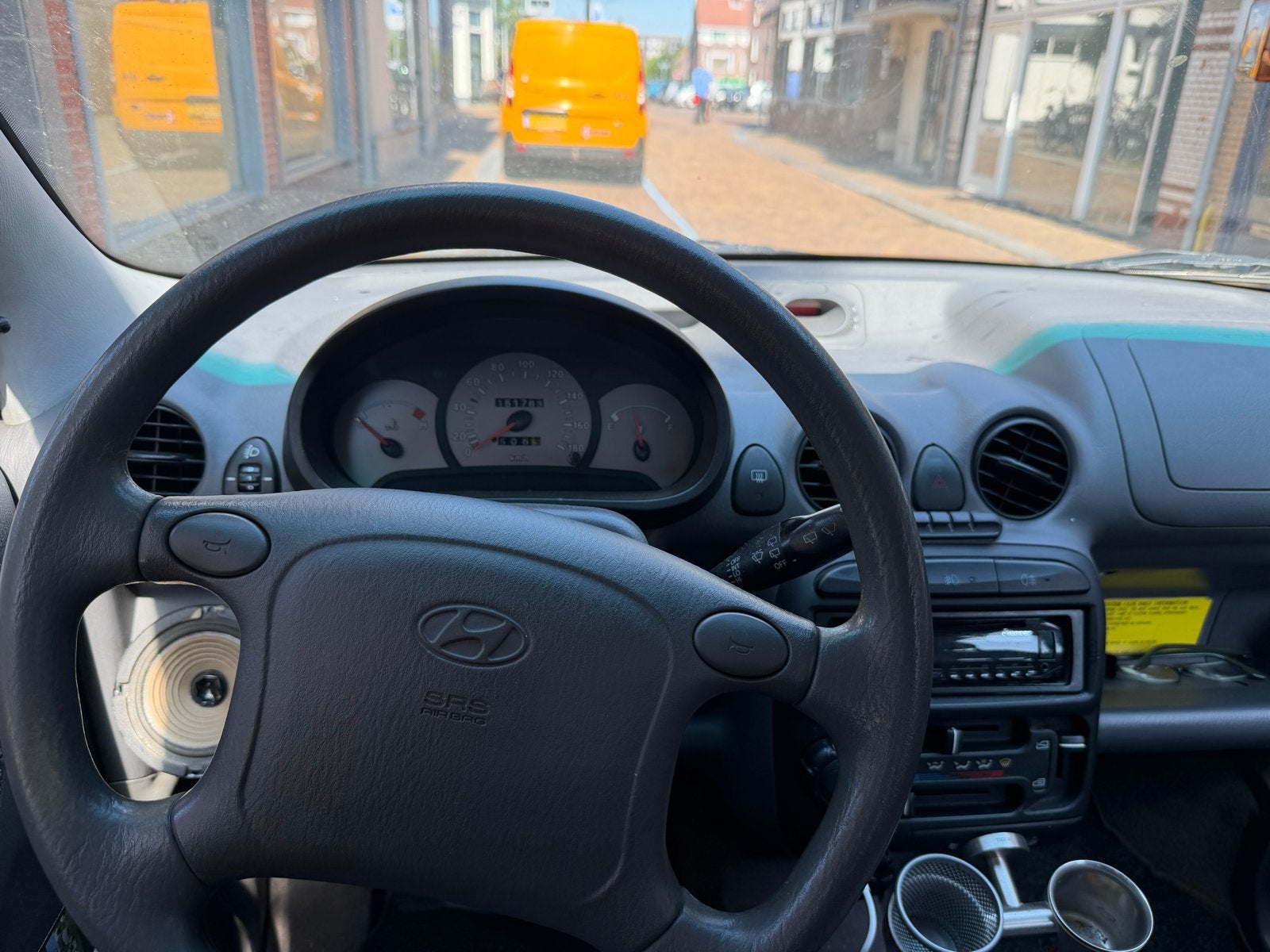 Hyundai Atos 1.1 AUT 2004 Zwart, 15 km/l, 4 cilinders, Zwart, Origineel Nederlands