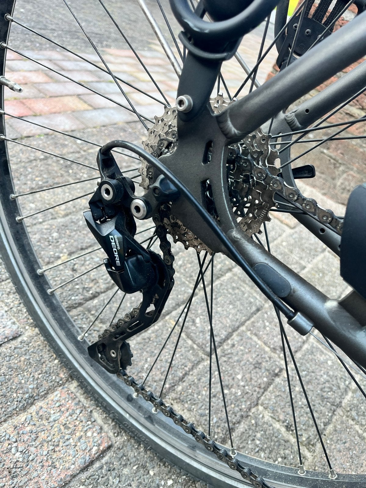 Gazelle Chamonix T30 Herenfiets - 30 versnellingen, Ophalen, Gebruikt, Velgrem, Versnellingen