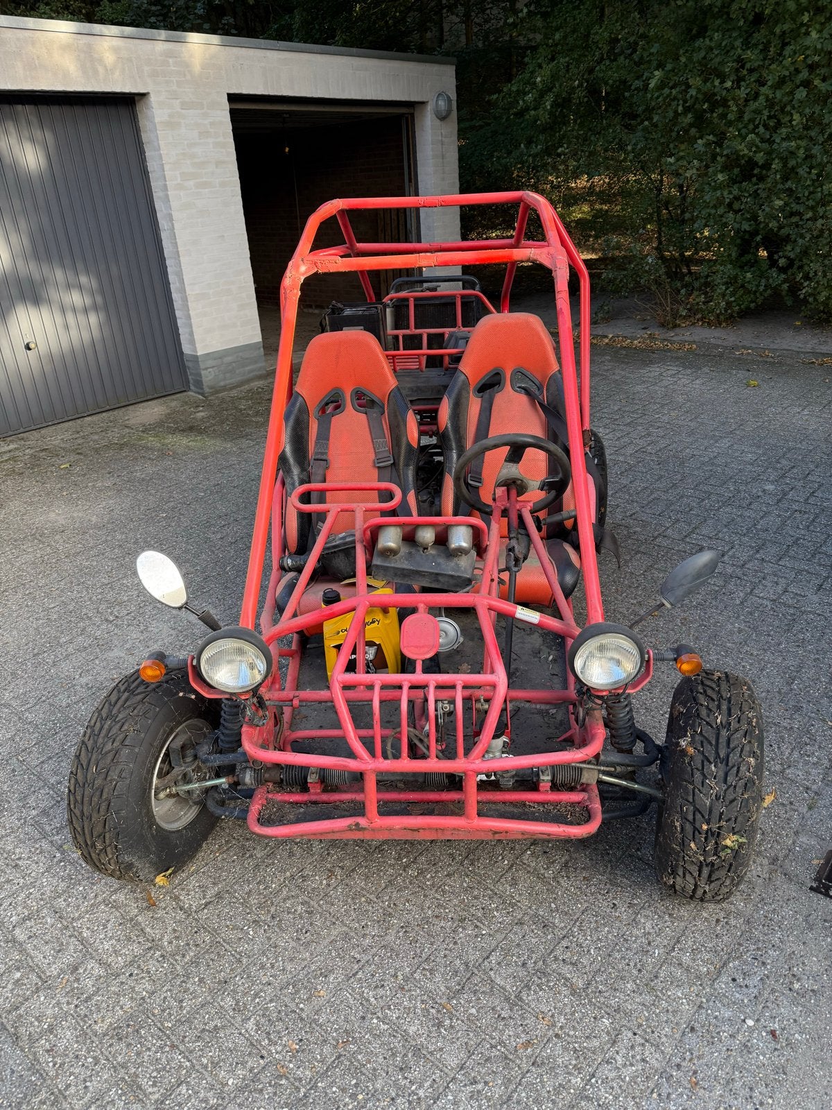 Leuke rode buggy/kart voor plezierritten, Sport en Fitness, Karting, Ophalen, Gebruikt, Overige typen