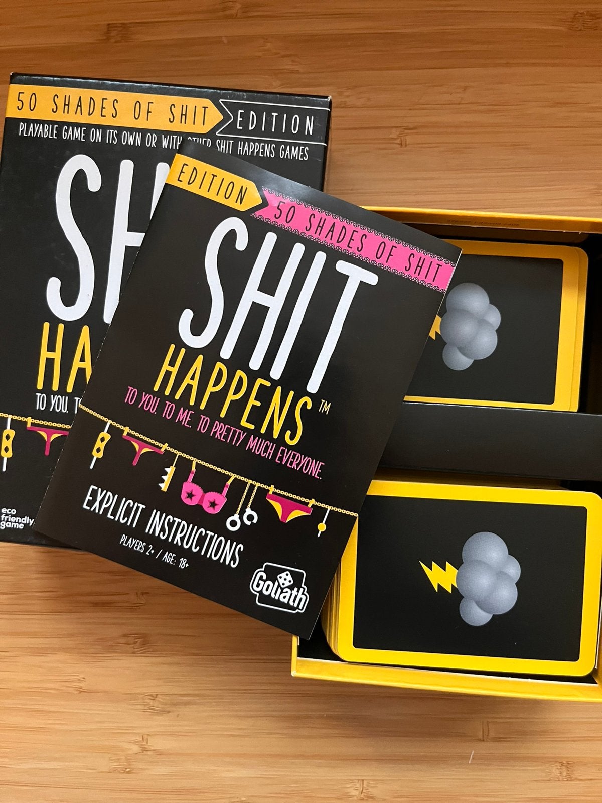 Shit happens kaartspel ZGAN, Ophalen of Verzenden, Zo goed als nieuw