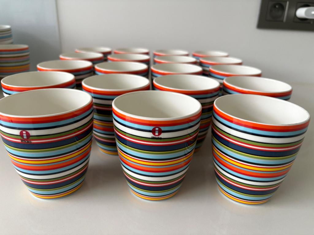 Iittala Origo bekers 250 ml, Ophalen of Verzenden, Zo goed als nieuw, Overige stijlen, Kop(pen) en/of Schotel(s)