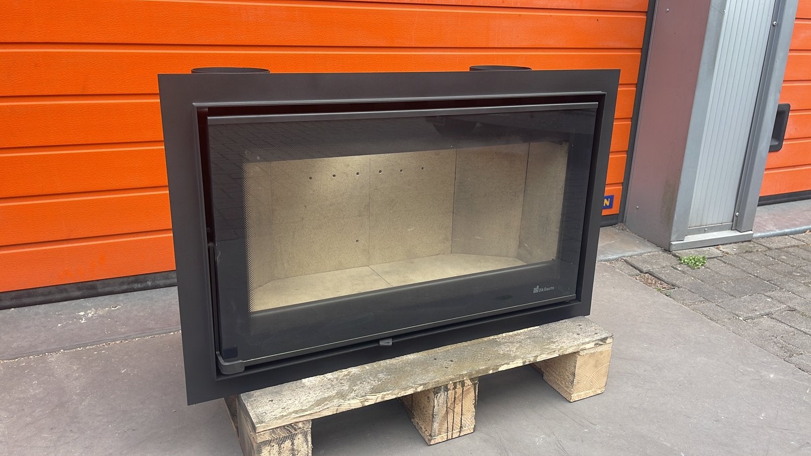 Zgan DIK GEURTS VISION 80 inbouwkachel 8 kw, Huis en Inrichting, Kachels, Ophalen, Houtkachel, Zo goed als nieuw, Inbouw