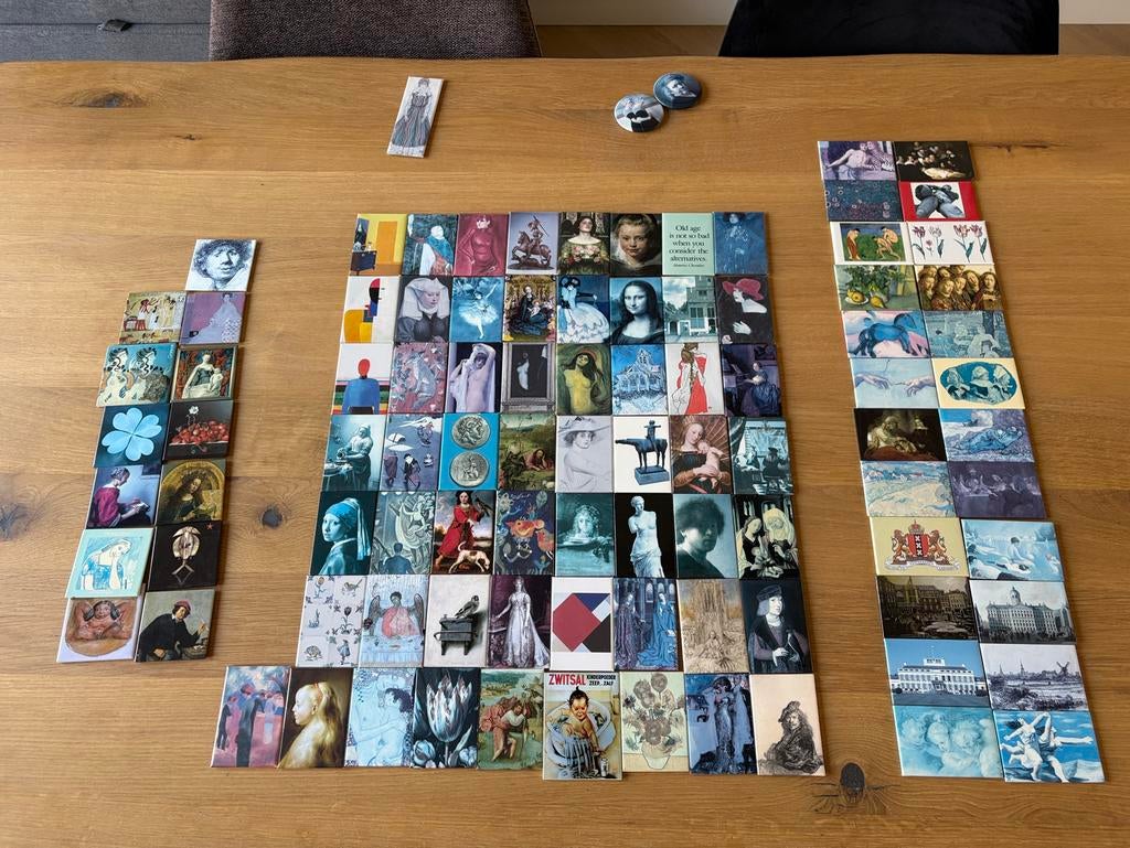 96 kunst magneten, Verzamelen, Ophalen of Verzenden, Zo goed als nieuw