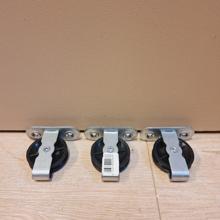 3x Dwarskatrol | 50 mm | Polyester Wiel | Ook los te koop!