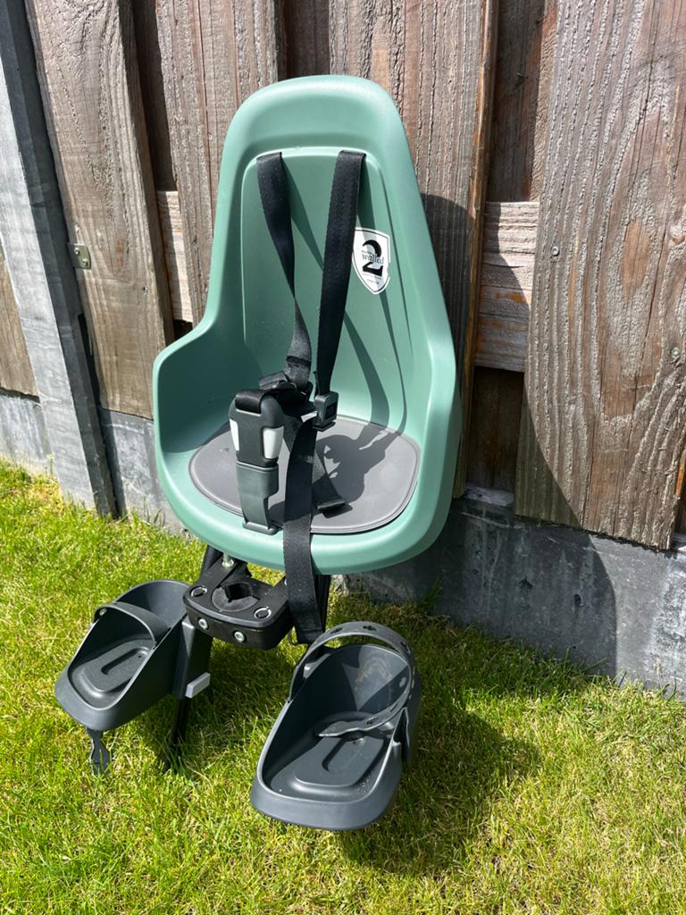 Bobike voorzitje groen - Veilig en comfortabel, Voorzitje, Ophalen of Verzenden, 0 t/m 13 kg, Gebruikt