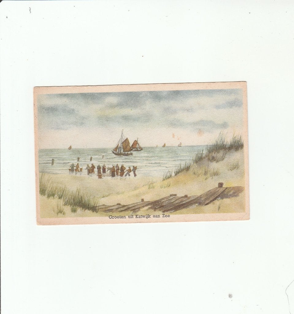 Katwijk aan Zee, Ophalen of Verzenden, 1940 tot 1960, Gelopen, Zuid-Holland