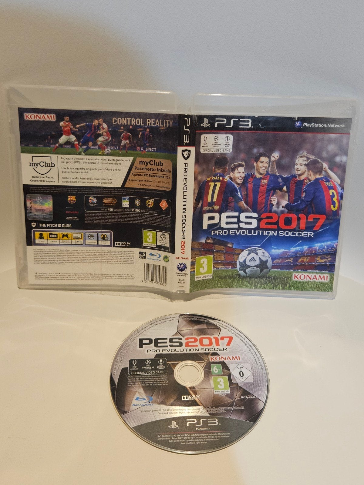 PES 2017 PS3, Ophalen of Verzenden, Zo goed als nieuw, Sport, 3 spelers of meer