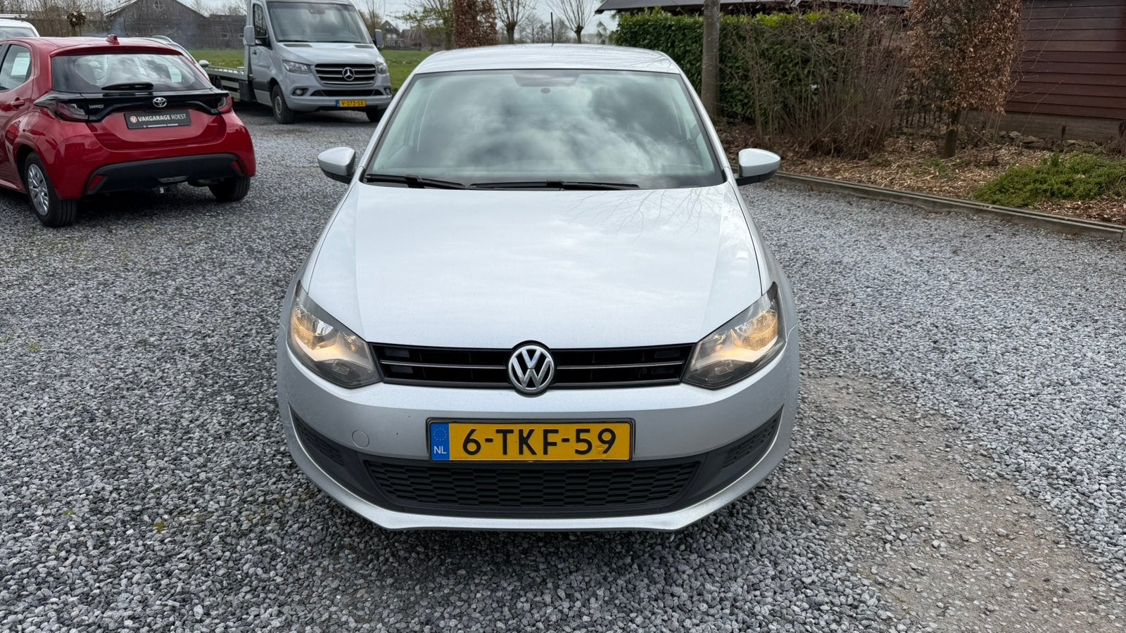 Volkswagen Polo 1.2 TSI 66KW 5Drs  2014 Grijs nap airco, Auto's, Voorwielaandrijving, 40 €/maand, 4 cilinders, Origineel Nederlands