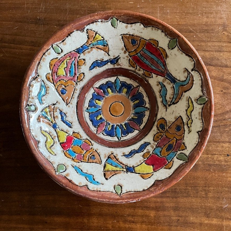 Aardewerk schaaltje, Huis en Inrichting, Keuken | Servies, Ophalen of Verzenden, Overige stijlen, Aardewerk, Schaal of Schalen