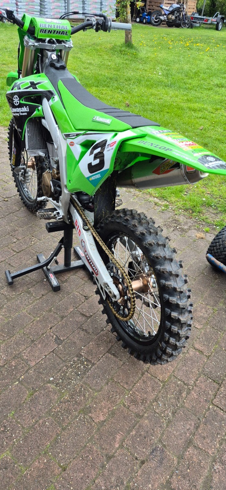 kawasaki kx450 2022, Ophalen