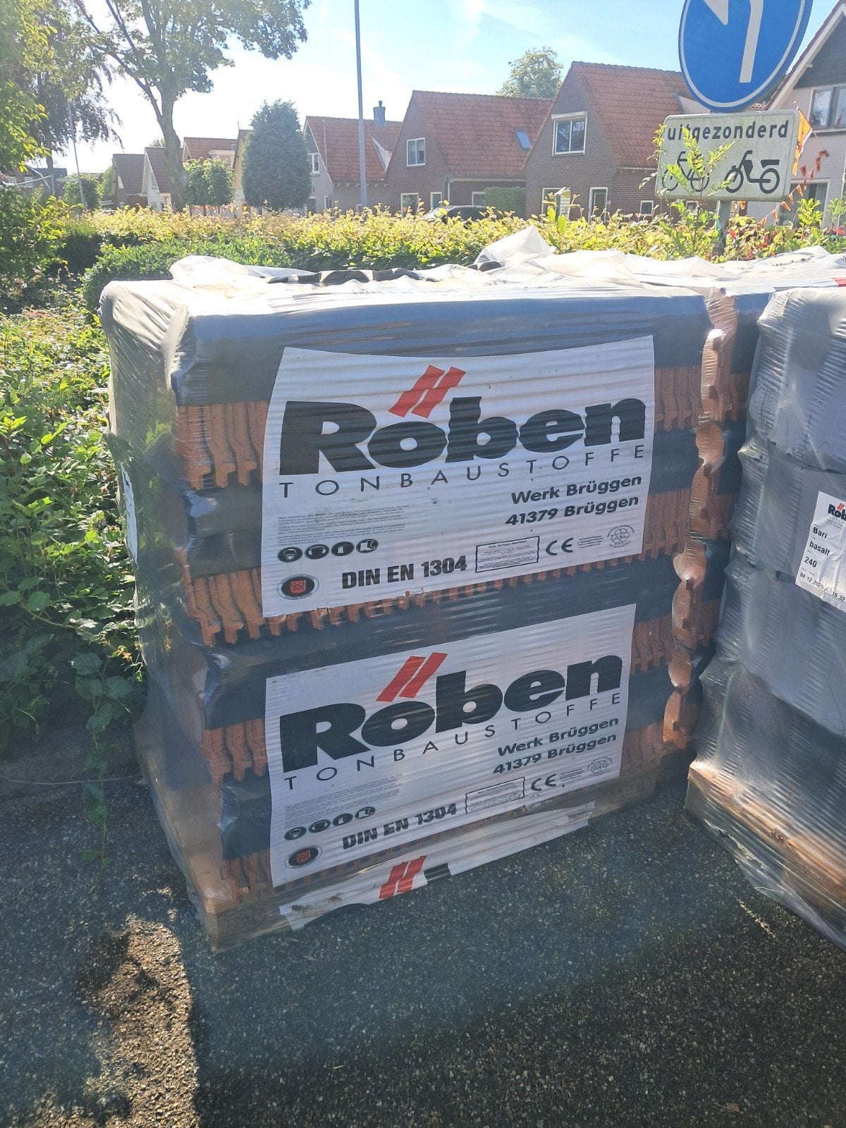 Röben Bari Basalt dakpannen - 500 stuks, Ophalen, Steen of Klei, Nieuw, 15 m² of meer