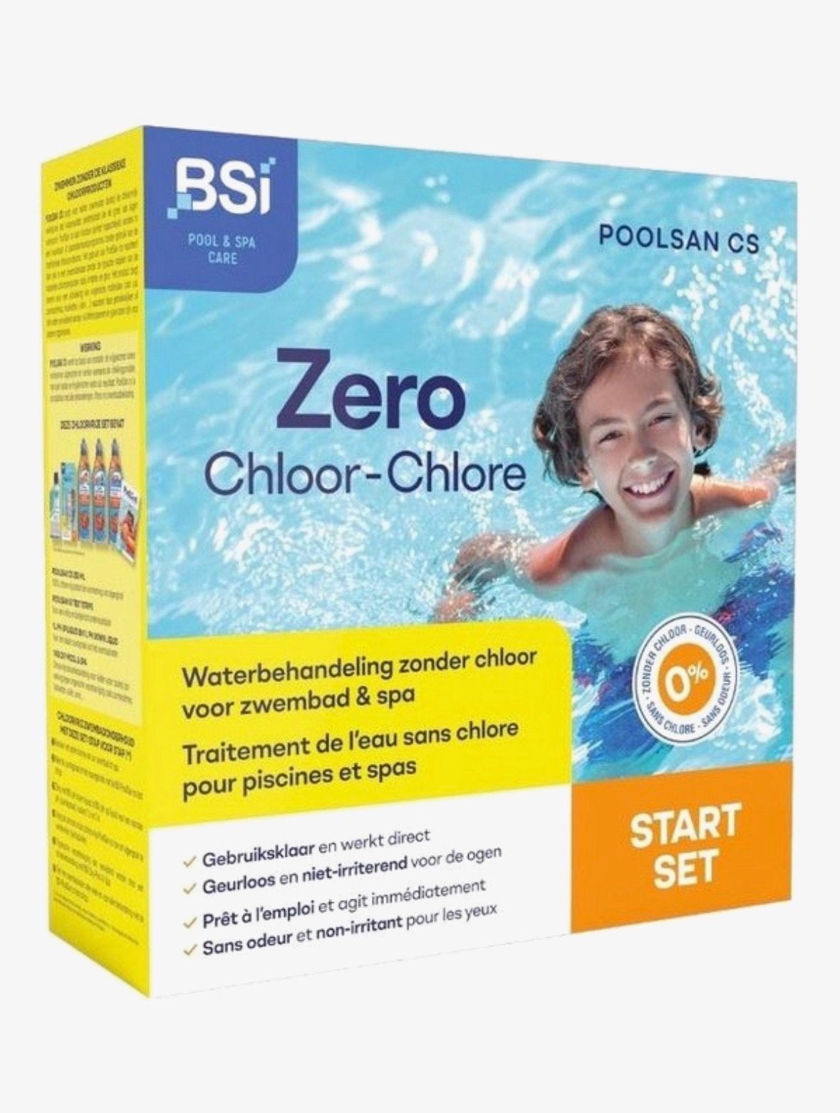 BSI Poolsan CS Zero Chloor Startset - Zwembad & Spa, Ophalen of Verzenden, Nieuw, Reinigingsmiddel