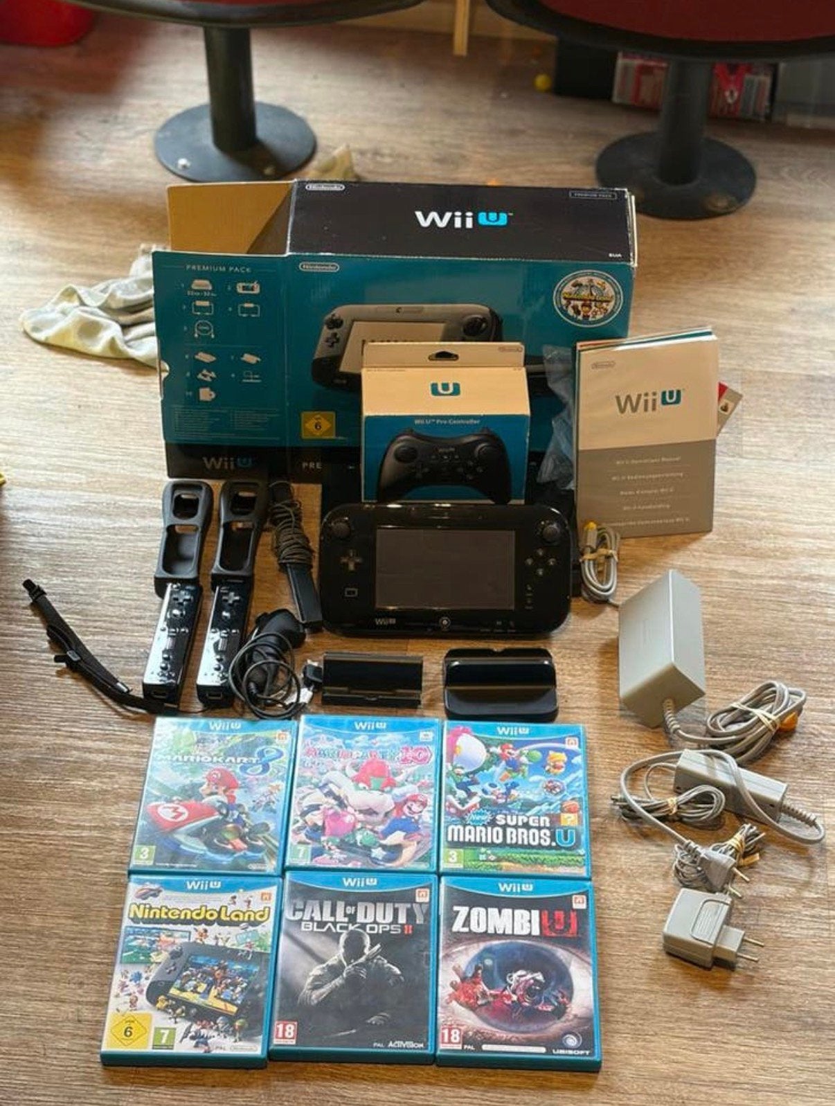 Wii U Top staat met games, Ophalen of Verzenden, Zo goed als nieuw, Met 1 controller, Met games