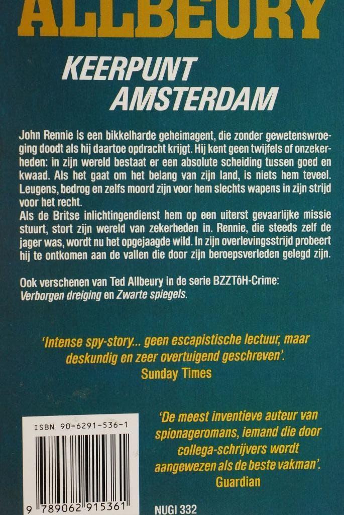 Keerpunt Amsterdam - Ted Allbeury (1991), Verzenden, Zo goed als nieuw
