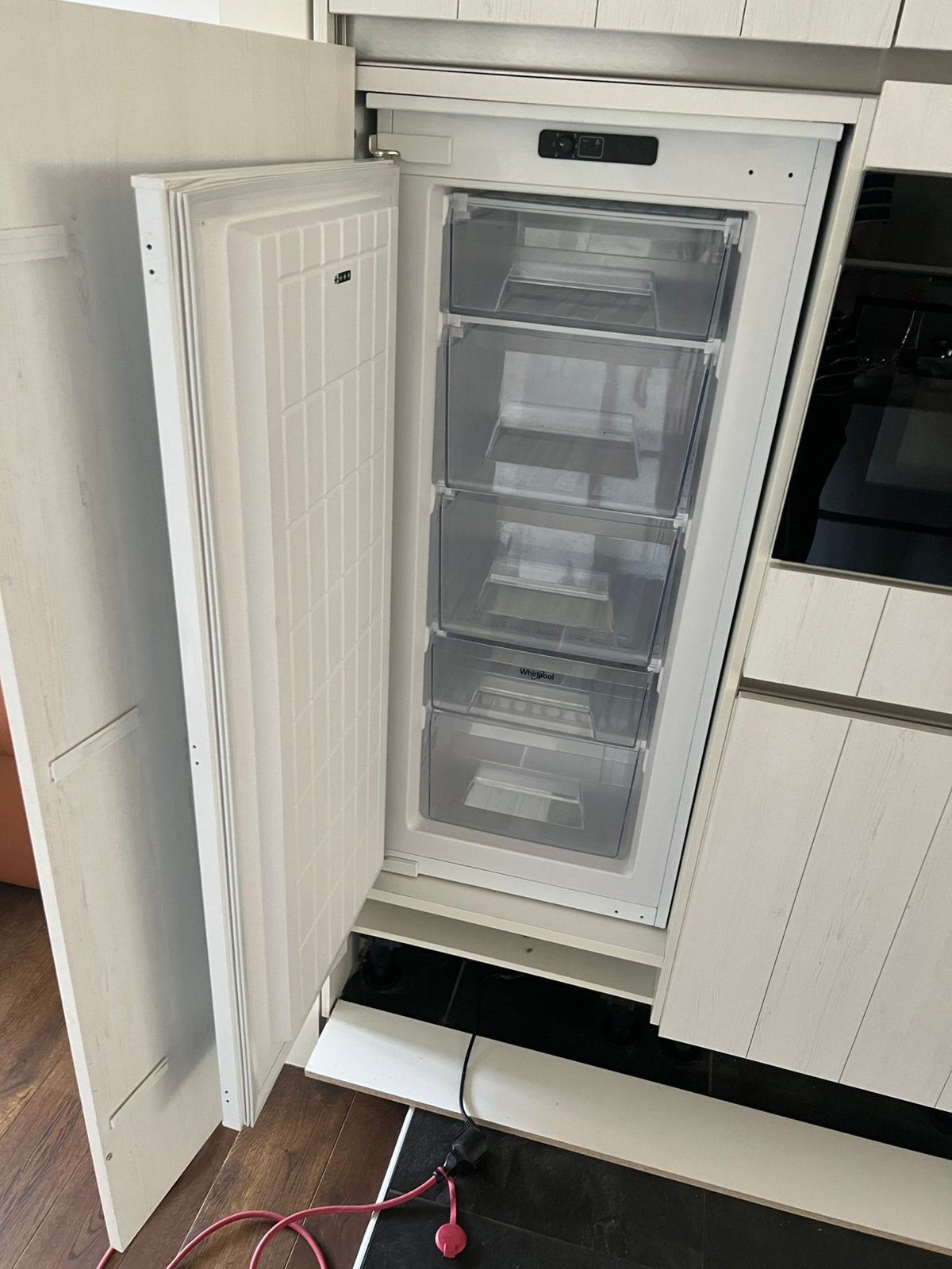Whirlpool inbouwvriezer onbekend DEFECT (gratis), Witgoed en Apparatuur, Ophalen, 200 liter of meer, Met aparte vriezer, 160 cm of meer