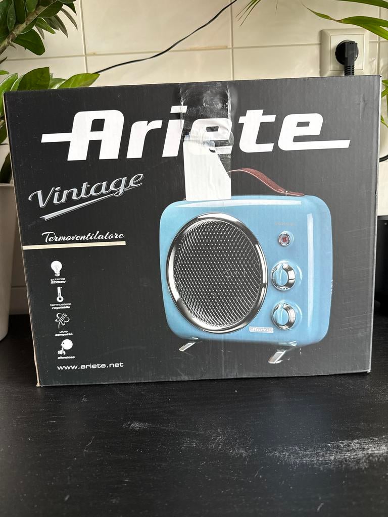 Ariete Vintage Termo Ventilator - Stijlvolle Kachel, Minder dan 30 cm, Minder dan 60 cm, Ophalen of Verzenden, 800 watt of meer