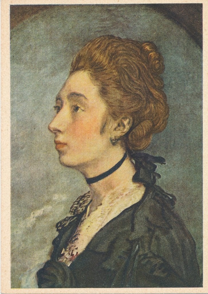 Kunstkaart van Th. Gainsborough  1727 - 1788, Ophalen of Verzenden, 1940 tot 1960, Ongelopen, Sterren en Beroemdheden