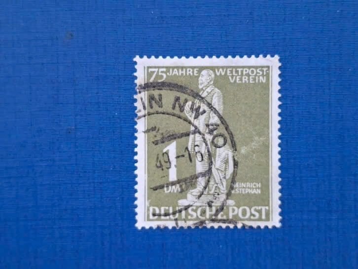Postzegel Berlijn 1949 Postzegelvereniging 1 Mark 14-06, Ophalen of Verzenden, BRD, Gestempeld